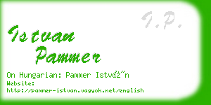 istvan pammer business card